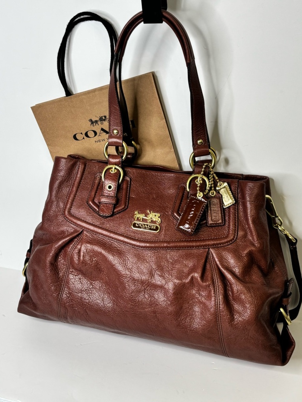 COACH Brown Leather Satchel
